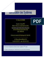 IDENTIFICATION DES SYSTEMES - 2012 Mode de Compatibilité5