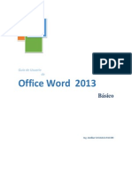 Guía de Usuario de Microsoft Word 2013