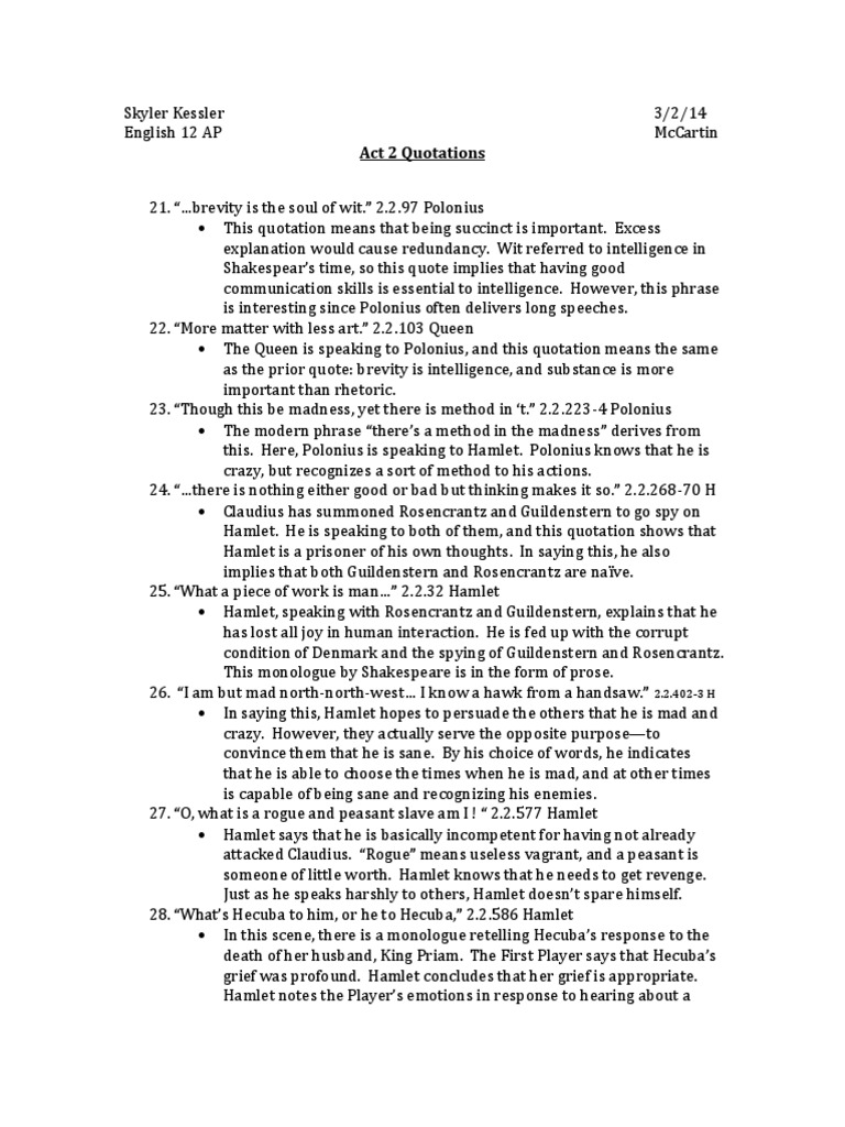Hamlet 100 question test answers pdf image
