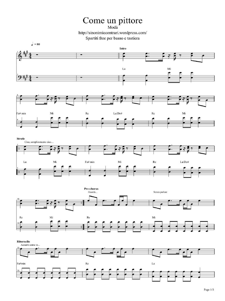 Modc3a0 Come Un Pittore Pianoforte