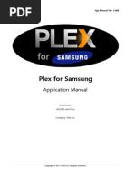 Download Plex for Samsung App Manual v1006 by Ardi Do SN214520311 doc pdf