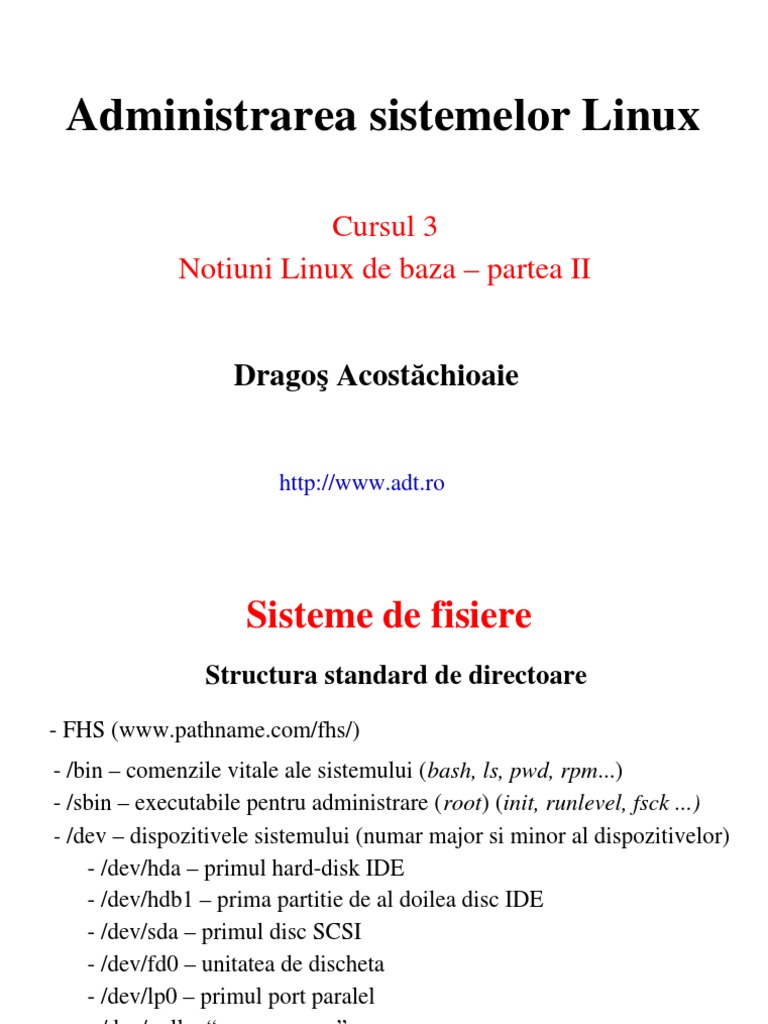 Admin Linux | PDF