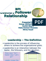 Leader - Follower Relationship