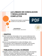 Diapositivas Diplomado en Conciliacion 2014