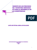 Fortalecimiento de Los Procesos de Lectura y Escritura Medi