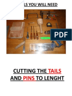 Cutting The Tails of Dovetail Step by Step