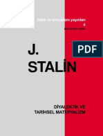 J. Stalin - Diyalektik Ve Tarihsel Materyalizm