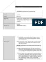 Plan de Sesiones Mantenimiento de Equipos Electronicos de Video