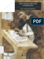 Como Escribir Sobre Arte y Arquitectura PDF