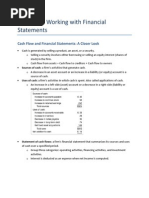 Chapter 3: Working With Financial Statements: Cash Flow and Financial Statements: A Closer Look