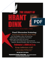 Hrant Dink - Panel Discussion - MIT Event February 1, 2009