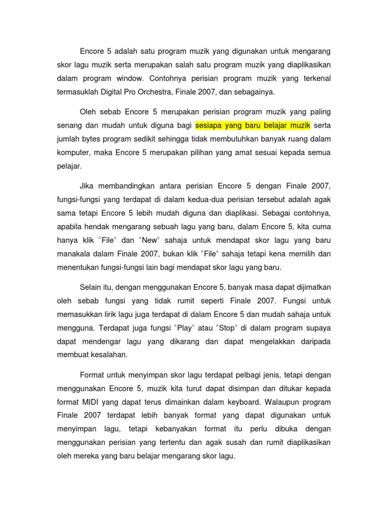 Encore 5 (New) | PDF