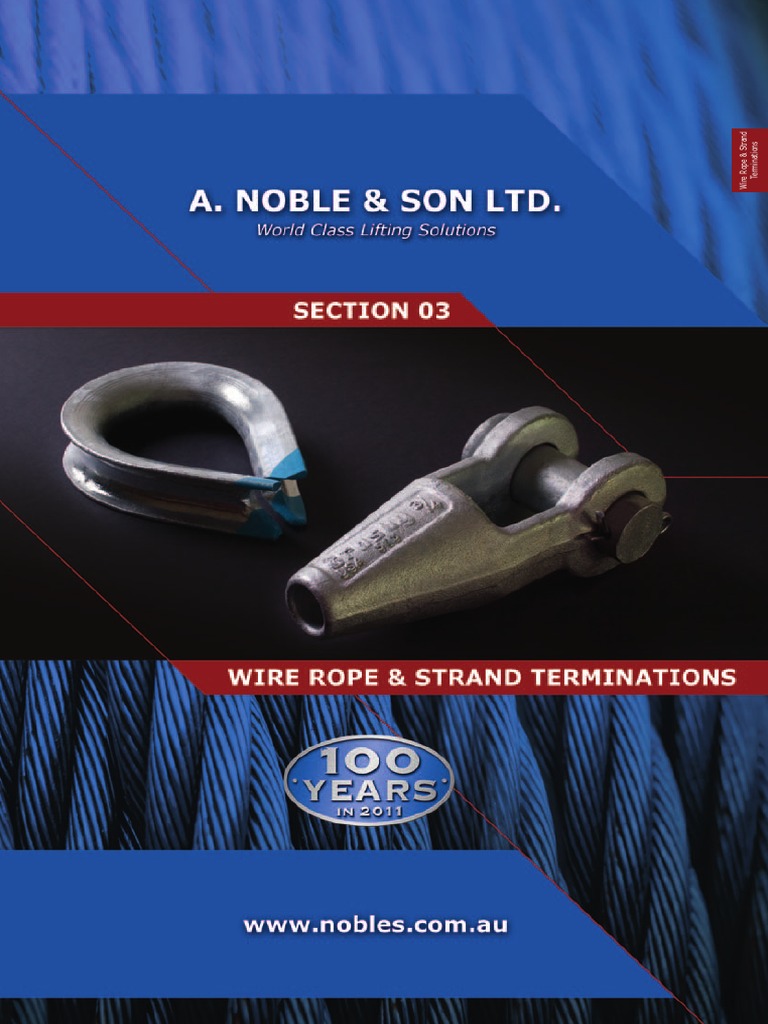 Wire Rope Strand Terminations Wire Rope