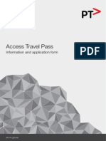 Access Travel Pass App Form May 2013