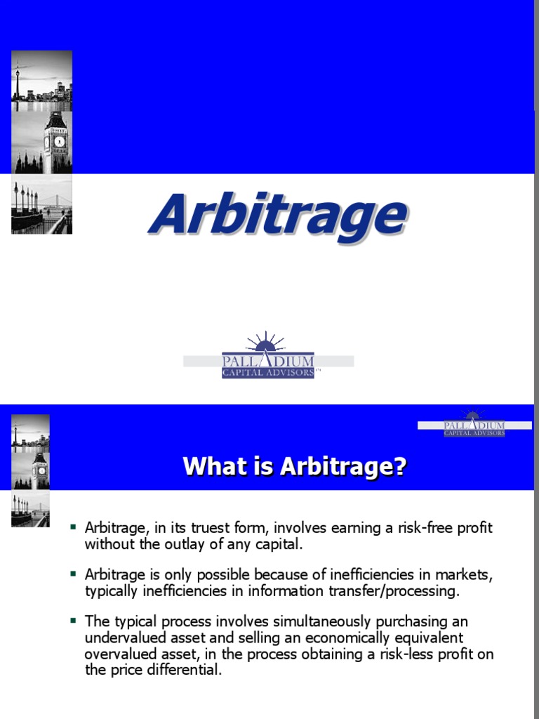 Understanding Arbitrage Strategies | PDF | Arbitrage | Fixed Income