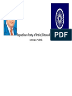 Republican Party of India (Ektavadi) : Karnataka Pradesh