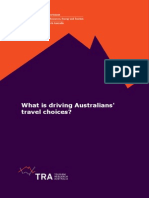 What is Driving Australians Travel Choices FINAL - 2 June