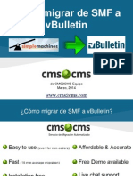 Cómo migrar de SMF a vBulletin con CMS2CMS 