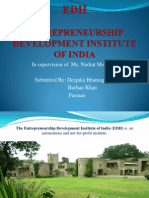 EDII Entrepreneurship Development Institute India Programs