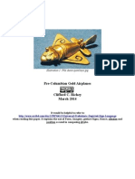A Precolumbian Gold Airplane