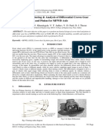 Design and Analysis of Differential Gearbox