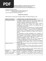 Grelha de leitura do texto- A estruturandas revoluções científicas.