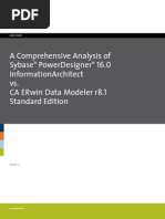 A Comprehensive Analysis of Sybase Powerdesigner 16.0 Informationarchitect vs. Ca Erwin Data Modeler R8.1 Standard Edition