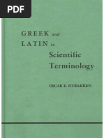Download Greek and Latin in Scientific Terminology Oscar E Nibakken by Sandra Ramos SN21462252 doc pdf