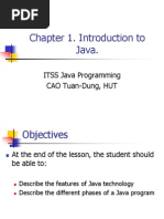 Chapter 1. Introduction To Java.: ITSS Java Programming CAO Tuan-Dung, HUT