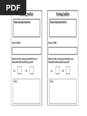 voting ballot 