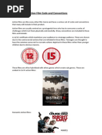 Action Film Code and Conventions