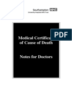 Medical Certificate of Cause of Death