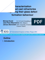 Characterization of Fused Cast Refractories Regarding Their Glass Defect Formation Behaviour