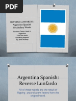 Reverse Lunfardo: 25 Argentinian Spanish Slang Words