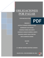 Obligaciones Por Pagar Trabajo Completo