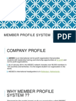 Member Profile System: Project By: Aakash Malhotra B.Tech (CSE) 8 Semester