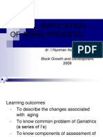 Lecture 26 Clinical Implication of Aging Process