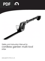 Cordless Garden Multi-Tool: Safety and Instruction Manual For