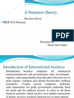 International Business Theory