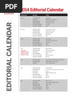 Download PRWeek 2014 Editorial Calendar by prweekus SN214655743 doc pdf