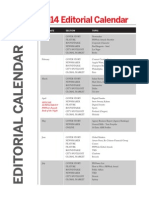 PRWeek 2014 Editorial Calendar