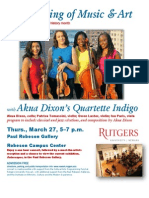 Quartette Indigo at Rutgers Newark