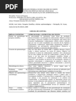 Grelha de Leitura Do Texto- Pesquisa Cientifica - Koche