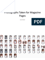 Images For Production of Magazine