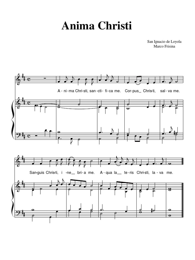 ANIMA CHRISTI FRISINA PDF