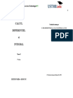 Calcul Differentiel Et Integral Tome1 (N. Piskounov) Mir PDF