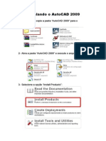 Instalando o AutoCAD 2009