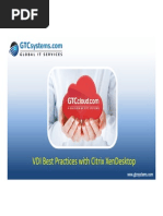 Desktop Virtualization - VDI