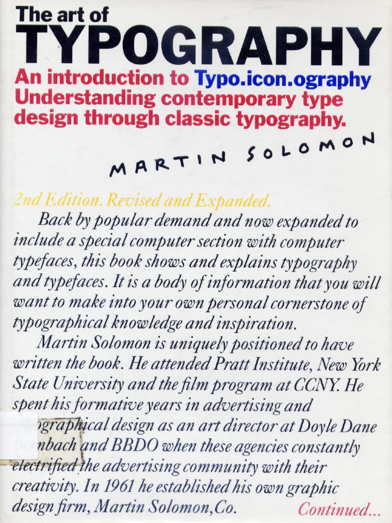 The Art of Typography - An Introduction To Typo - Icon.ography, by ...