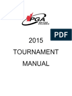 2015 PGA of BC Tournament Manual